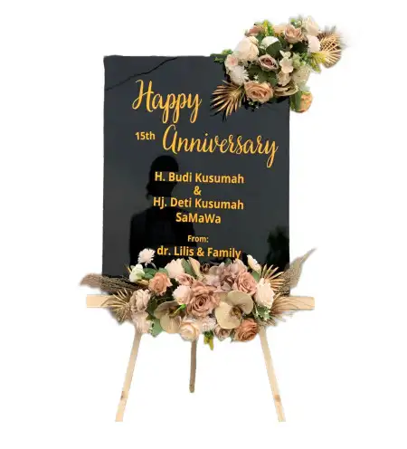 Papan Bunga Akrilik Parigi Baru